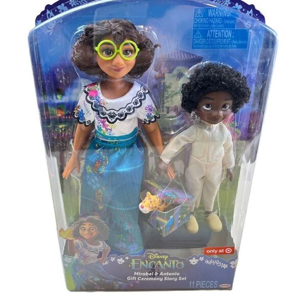 Jakks Disney Encanto Mirabel and Antonio Gift Ceremony Story Doll Set NWT toy - Picture 1 of 6